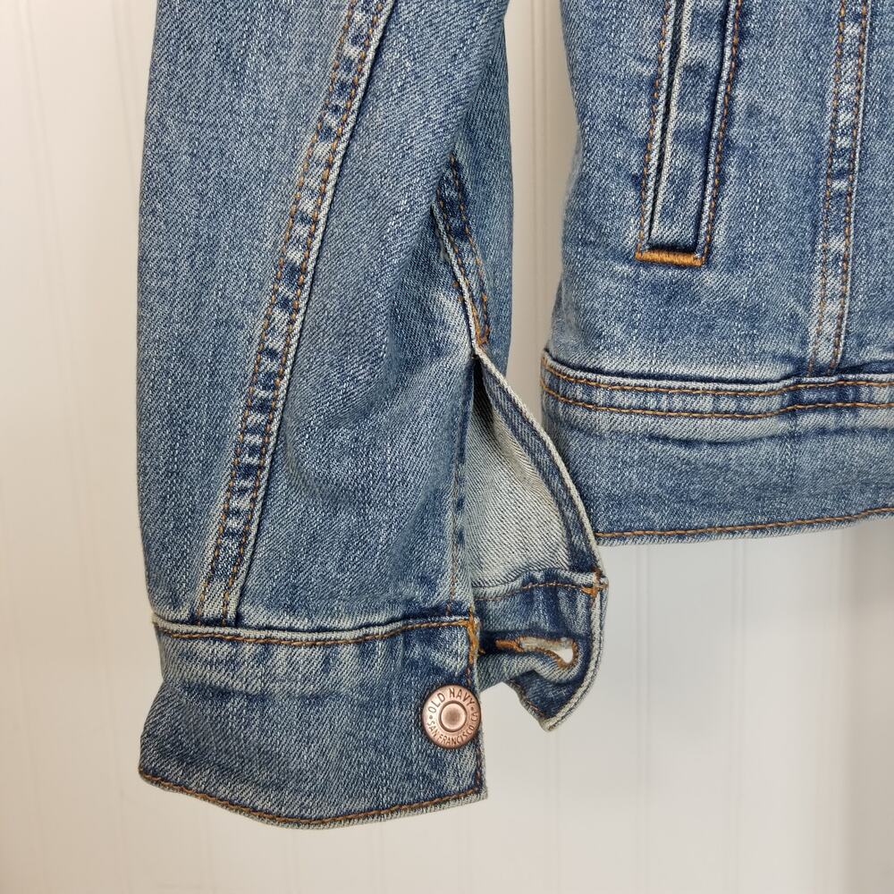 Old Navy Denim Button Up Jacket Small New With Tags - Picture 6 of 9